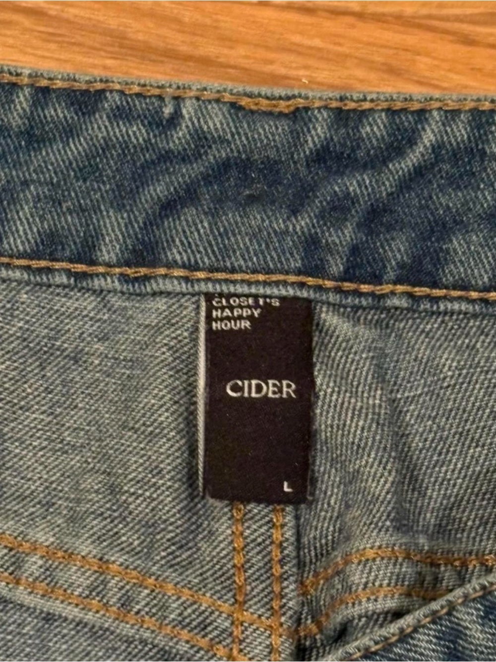 Cider Blue Wide-Leg Jeans - Picture 5 of 5